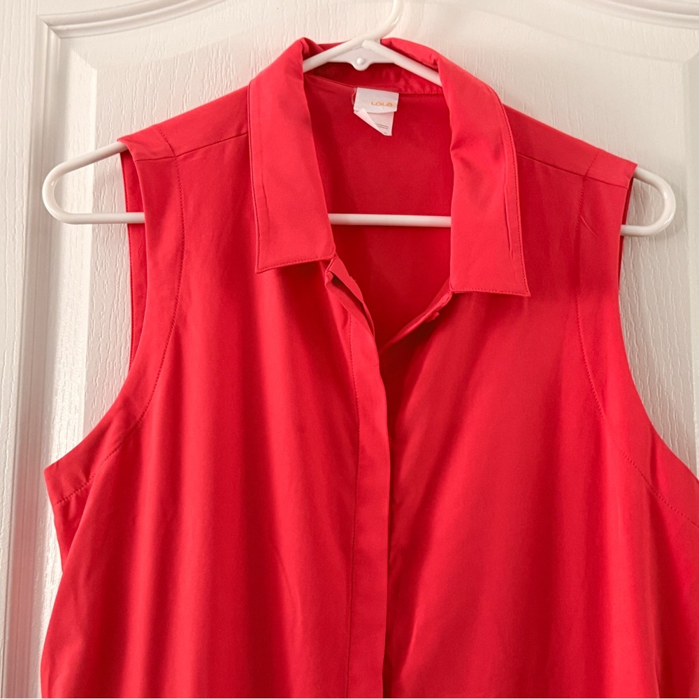 Beautiful red collar jacket - Picture 2 of 4
